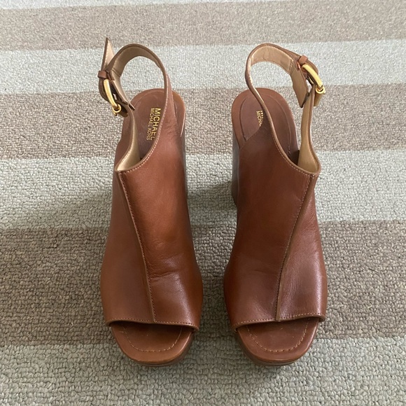 MICHAEL Michael Kors Peep Toe Platform Heels - Picture 3 of 5